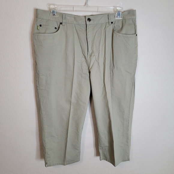 Ralph Lauren Jeans Co 100% Cotton Pants Sage Green 16W - Picture 1 of 6